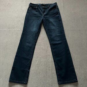 Liverpool Sadie Straight Jeans Women 10/30 Dark Blue Denim Mid Rise Stretch